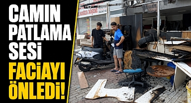 Antalya Manavgat’ta gece yarısı yangın paniği! Camın patlama sesi faciayı önledi