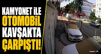 Antalya Manavgat'ta kamyonet ile otomobil kavşakta çarpıştı, vatandaşlar ’sürekli kaza oluyor’ diyerek önlem alınmasını istedi
