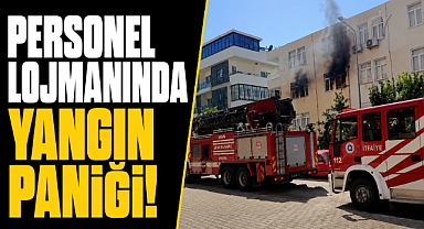 Antalya Manavgat'ta personel lojmanında yangın! Bir kişi hastaneye kaldırıldı