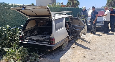 Antalya Manavgat'ta şaşkına çeviren olay ölçü almaya gitti, döndüğünde aracını alevler içinde buldu! 
