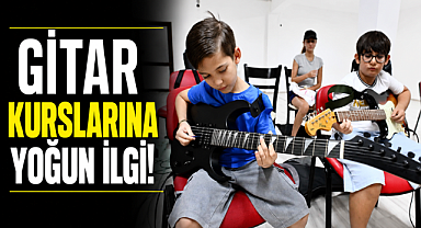 Antalya Muratpaşa'da gitar kurslarına yoğun ilgi! Yaz tatilinde 110 çocuk ve genç müzikle buluştu