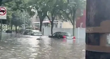 Dünya Kupası finali öncesi New York sular altında! Şiddetli yağış hayatı felç etti