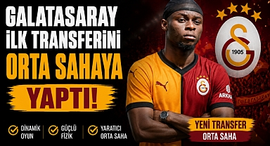Galatasaray'dan orta sahaya ilk hamle! Lesley Ugochukwu bu akşam İstanbul'da