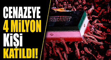 Hamaney'in cenazesinde büyük izdiham! 4 milyon kişi katıldı! 