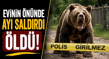 İzmir’de korkunç olay! Evinin önünde uyuyan 70 yaşındaki adama ayı saldırdı