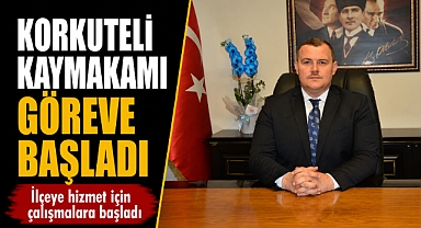 Korkuteli'nde kritik görev değişimi! Yeni kaymakam Onur Yılmazer göreve başladı