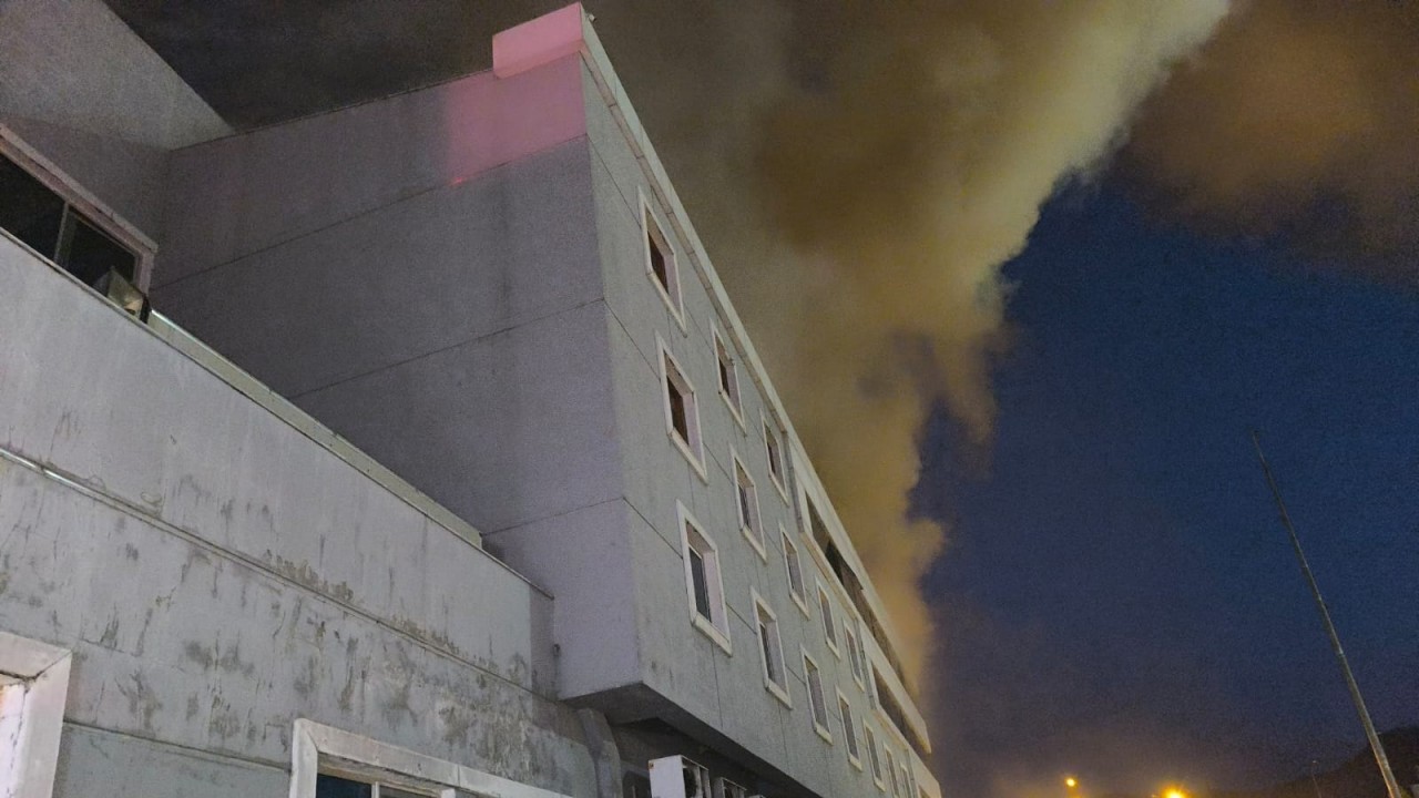 Afyonkarahisar'da 5 yıldızlı termal otelde yangın