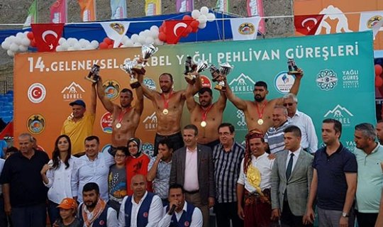 14. Geleneksel Gökbel Yağlı Pehlivan Güreşleri gerçekleşti