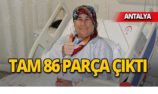 17 yıldır karın ağrısı çekiyordu, hepsi safra kesesinden çıktı!