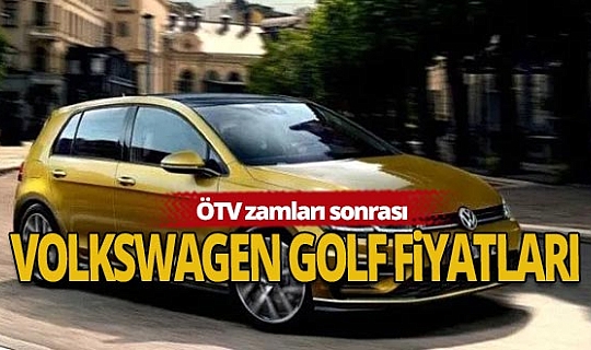2020 Volkswagen Golf fiyat listesi!