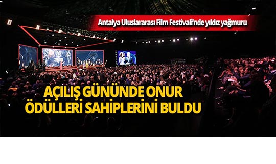 55. Uluslararası Antalya Film Festivali’nde Onur Ödülleri sahiplerini buldu