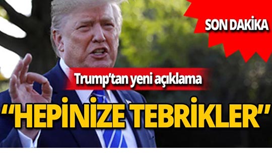 ABD Başkanı Trump: “İnsanlar uzun yıllardır bu anlaşmayı yapmaya çalışıyordu“