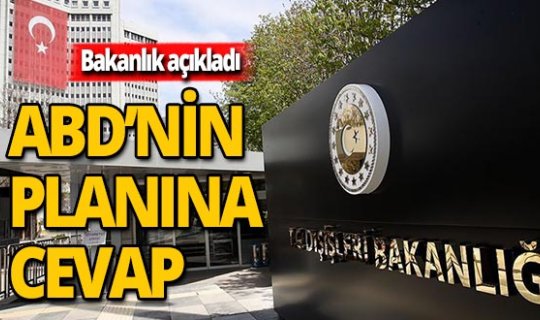 ABD'nin Ortadoğu planına cevap gecikmedi