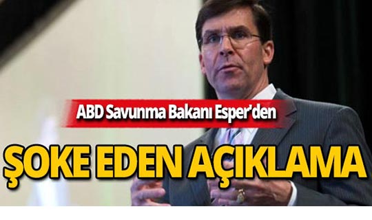 ABD Savunma Bakanı Esper: 'Terör örgütleriyle çalışmaya devam etmeyi umuyoruz'