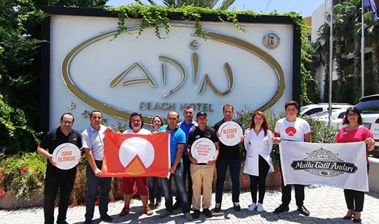 Adin Hotel'e Uluslararası Turuncu Bayrak Sertifikası
