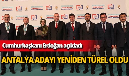 AK Parti'nin Antalya adayı Menderes Türel oldu