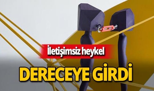 Akdeniz Üniversitesi'nde iletişimsiz heykel dereceye girdi!