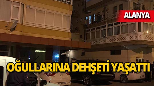 Alanya'da aile içi kavga kanlı bitti!