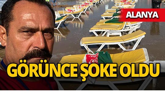 Alanya'da karşılaştığı manzara karşısında şoke oldu!