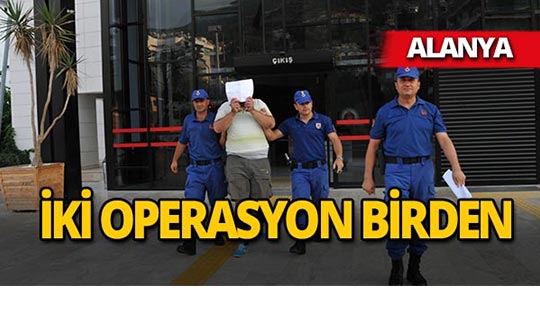 Alanya'da operasyon : Saksı içerisinde ele geçirildi
