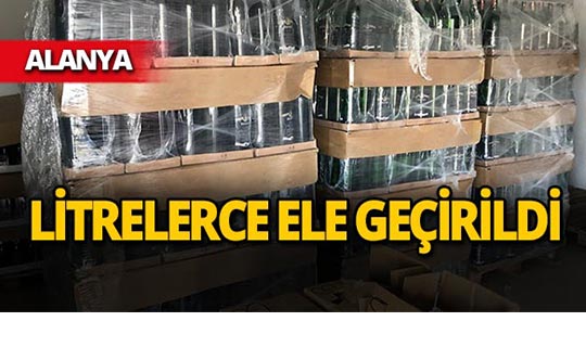 Alanya'da operasyon! Tam 4 bin 433 litre...