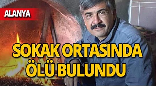 Alanya'da sokak ortasında acı ölüm