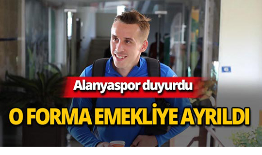 Alanyaspor açıkladı: O forma emekliye ayrıldı!