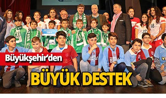 Antalya Büyükşehir'den 382 bin TL'lik destek!