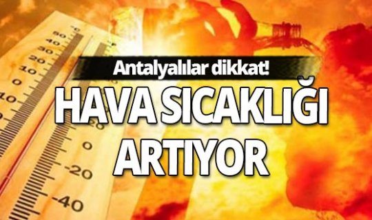 5 Ekim 2020 Pazartesi Antalya'da hava durumu