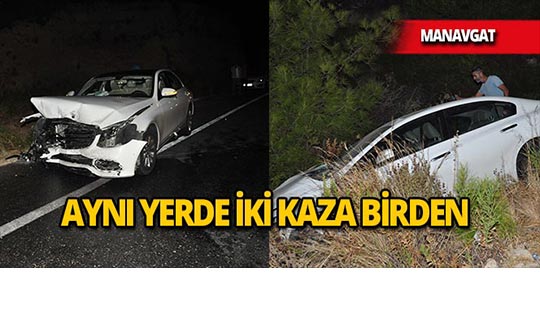 Antalya'da aynı yerde iki ayrı trafik kazası