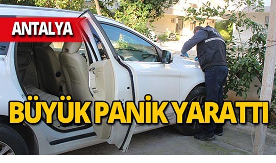 Antalya'da camları kırıp kapıları zorladılar!