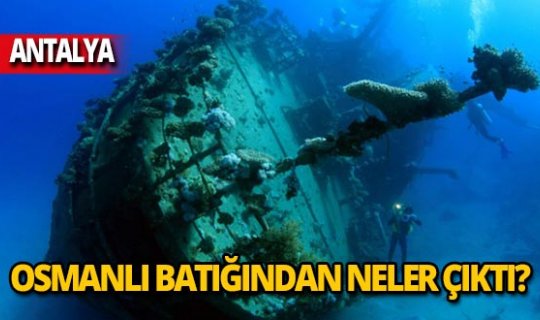 Antalya'da denizde altın ve mücevher bulundu