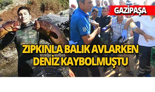 Antalya'da denizde kaybolan gencin cesedine ulaşıldı
