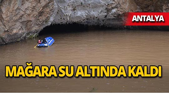 Antalya'da dünyaca ünlü o mağara taştı!