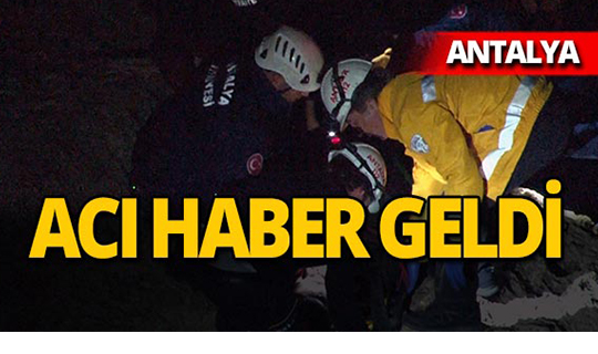 Antalya'da falezlerden düşen genç adamdan acı haber!