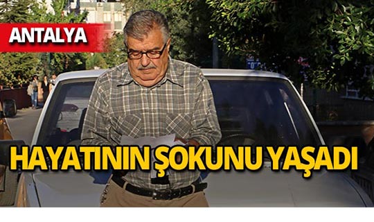 Antalya'da gelen mektupla hayatının şokunu yaşadı!