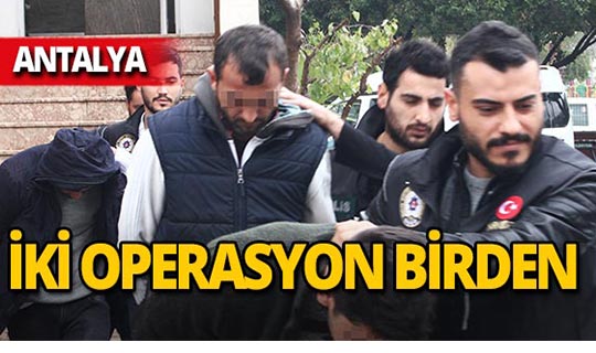 Antalya'da iki operasyon birden : Tam 5 bin 100 adet ele geçirildi!