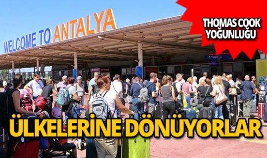 Antalya'da konaklayan 4 bin 920 misafir ülkelerine gönderildi