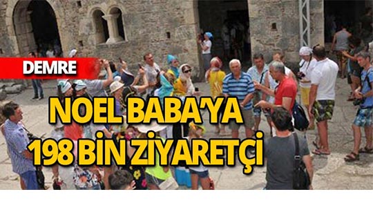 Antalya'da Noel Baba'ya 198 bin ziyaretçi