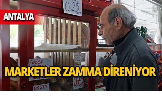Antalya'da o mahalle ekmek fiyatına tepkili!