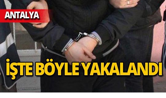 Antalya'da o telefonu travestiye satınca yakalandı!