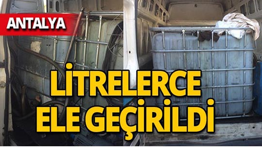 Antalya'da operasyon : 2 kişi gözaltına alındı!