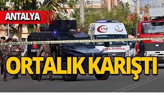 Antalya'da ortalığı savaş alanına çevirdi!