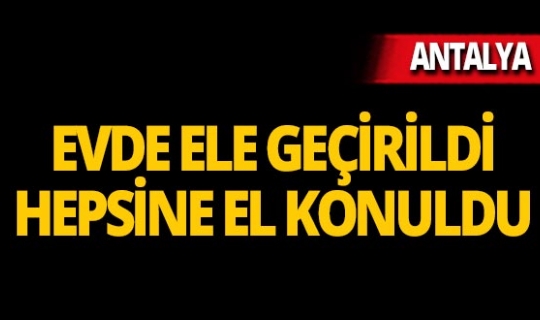 Antalya'da polisten kaçamadı!