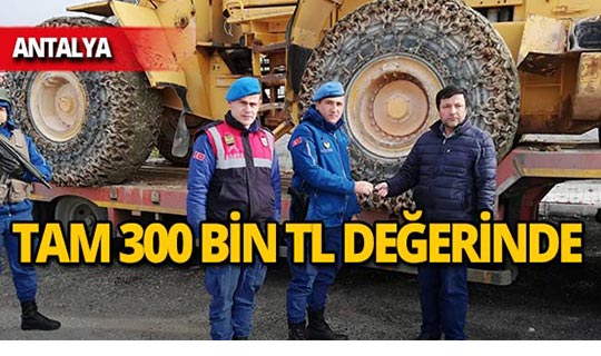 Antalya'da tır üzerinde yakalandı, sahibine teslim edildi!