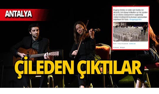Antalya'da ünlü müzisyenin konser vereceği alana gelen vatandaşlar şoke oldu!