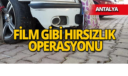 Antalya'da yakalanan 4 şüpheli toplamda 49 suçtan sabıkalı çıktı