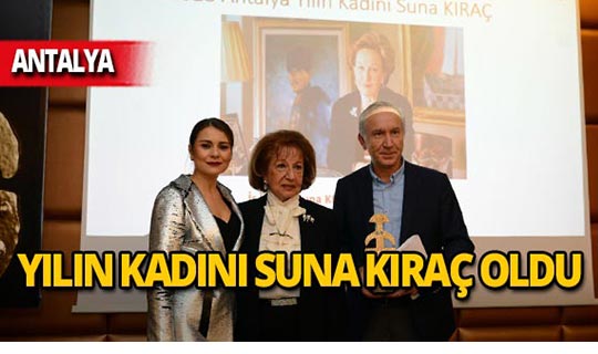 Antalya'da Yılın Kadını Ödülü'nün sahibi belli oldu!