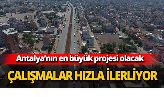 3. Etap Raylı Sistem hattı çalışmaları sürüyor