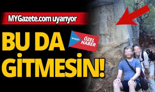 Antalya'daki Apollon kaya kabartması için MYGazete.com uyardı!